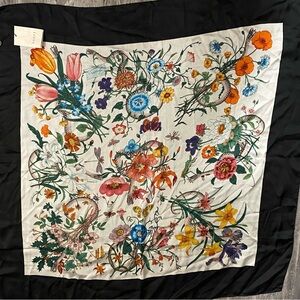 Floral Silk Scarf